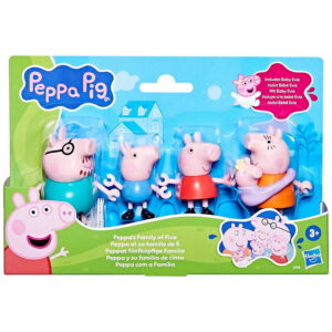 Gurli Gris Legetøjsfigurer - 4 stk. - Peppa's Family Of Five