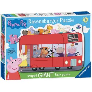 Ravensburger Puslespil - 24 Brikker - Gurli Gris - Shaped Bus