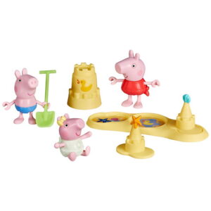 Gurli Gris Legetøjsfigurer 8 Dele - Pig Siblings Beach Day