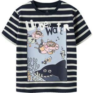 Name It T-shirt - NmmArrow - Gurli Gris - Navy Blazer